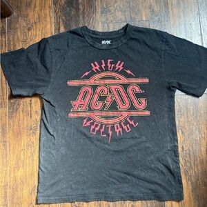 Size Small AC/DC High Voltage Black T-Shirt